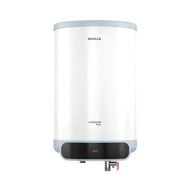 Havells Velora Pro Water Heater 10 L - White and Blue_Front view