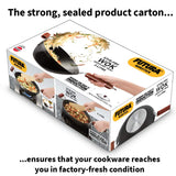 Hawkins Futura Non-Stick Wok With SS Lid 3L - Black