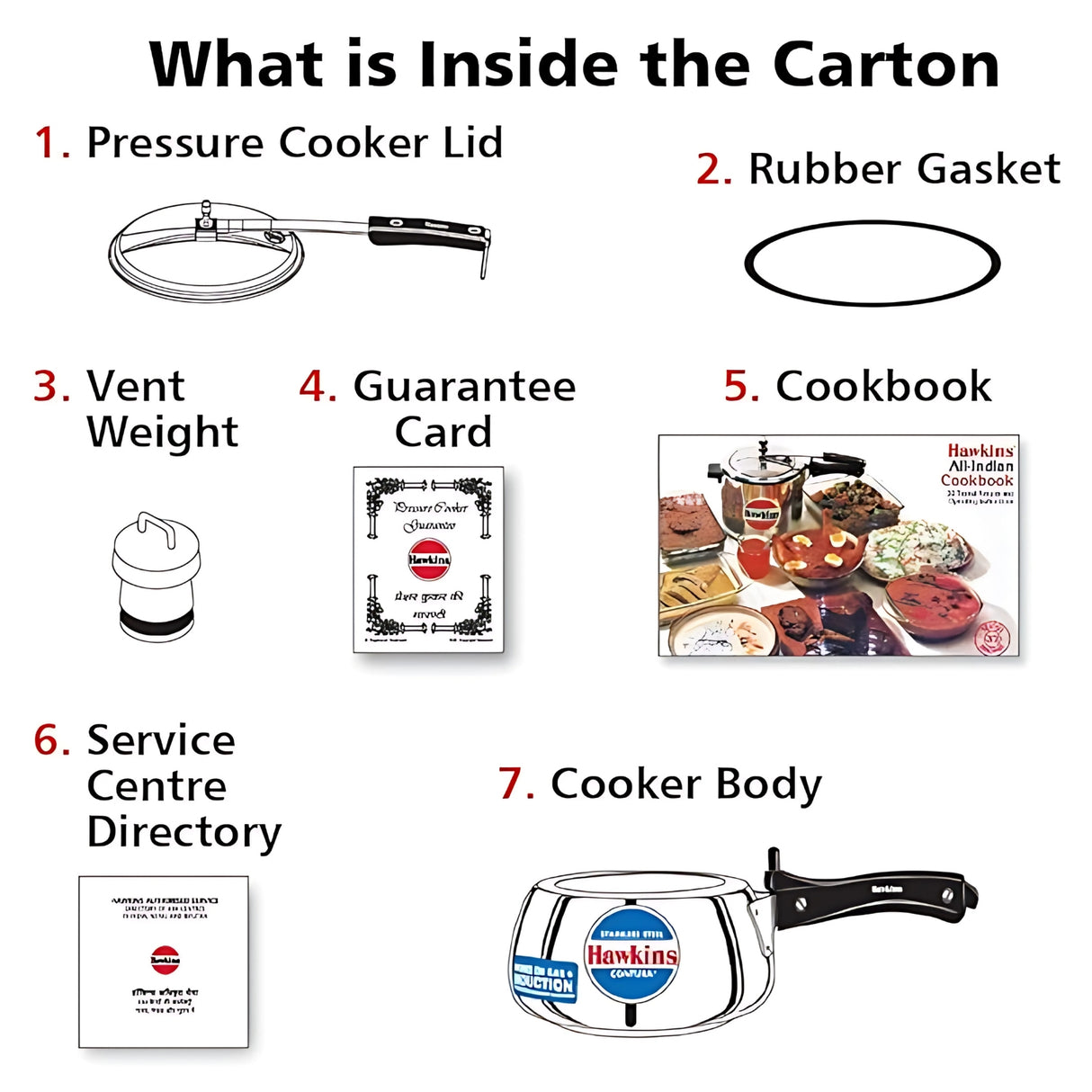 Hawkins Contura SS Pressure Cooker 1.5L