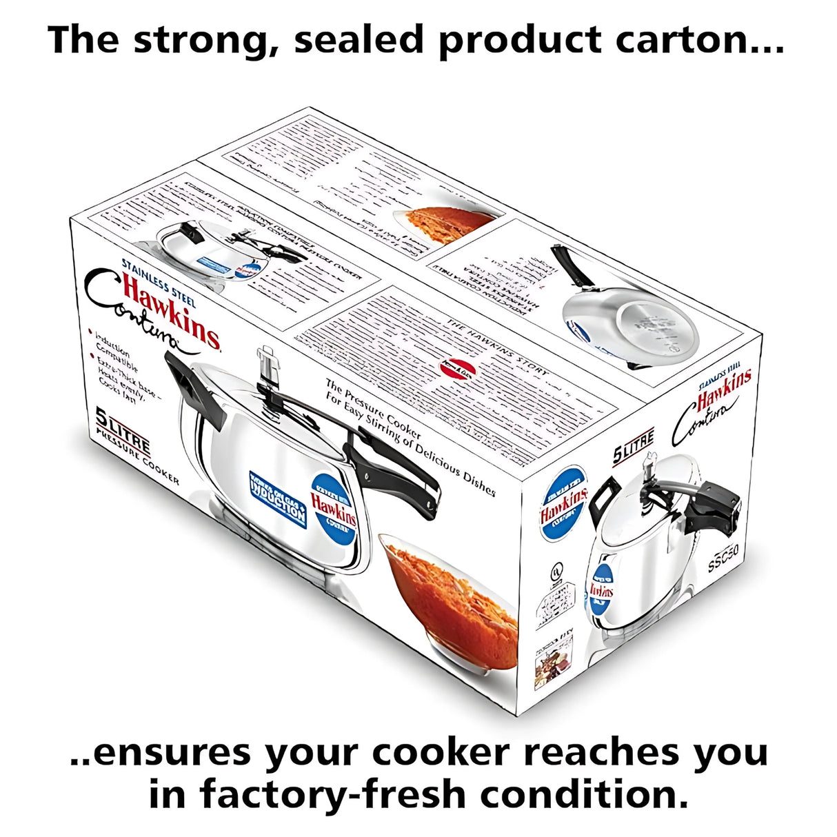 Hawkins Contura SS Pressure Cooker 5L