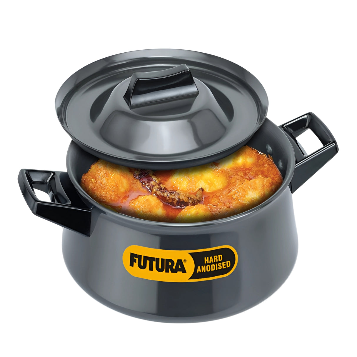 Hawkins Futura HA Nonstick Cookware with Lid 3 L - Black
