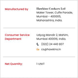 Hawkins Futura FKTA1 1200 W 1.4 L Smart Electronic Kettle – Black