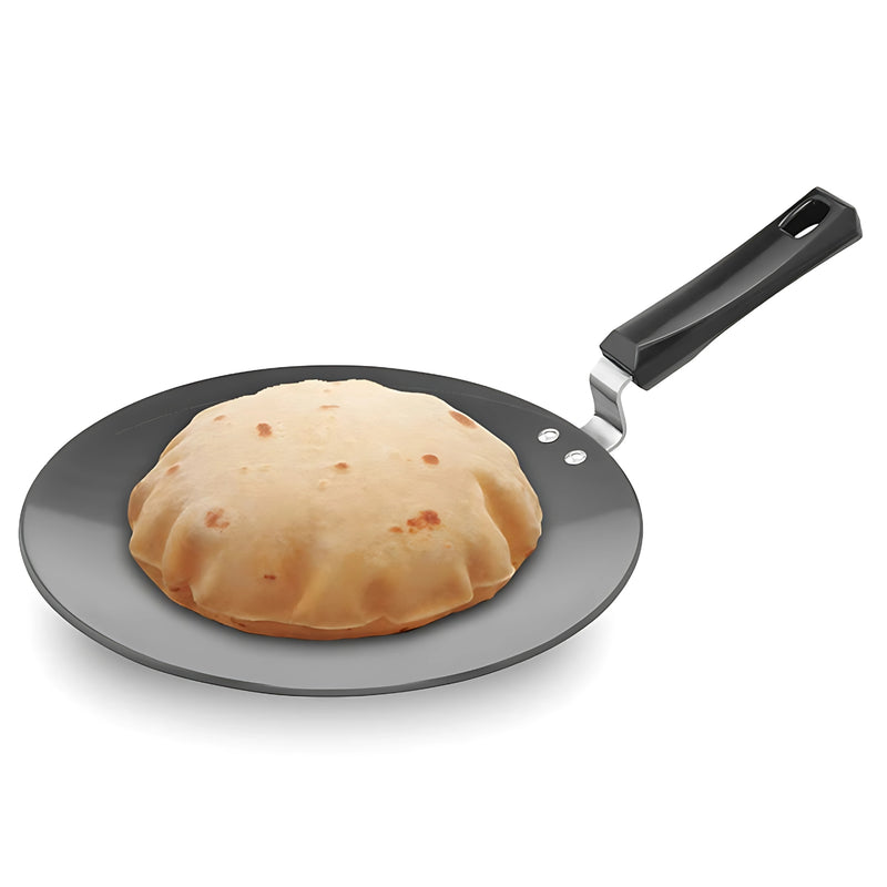 Hawkins Futura Hard Anodised Induction Roti Tawa 28cm - Black