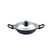 Hawkins Futura Kadai with SS Lid 1.5 L - Black