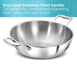 Hawkins Pro Tri-Ply Deep Fry Pan with SS Lid 5 L