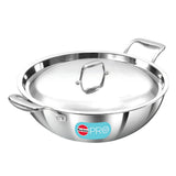 Hawkins Pro Tri-Ply Deep Fry Pan with SS Lid 6 L