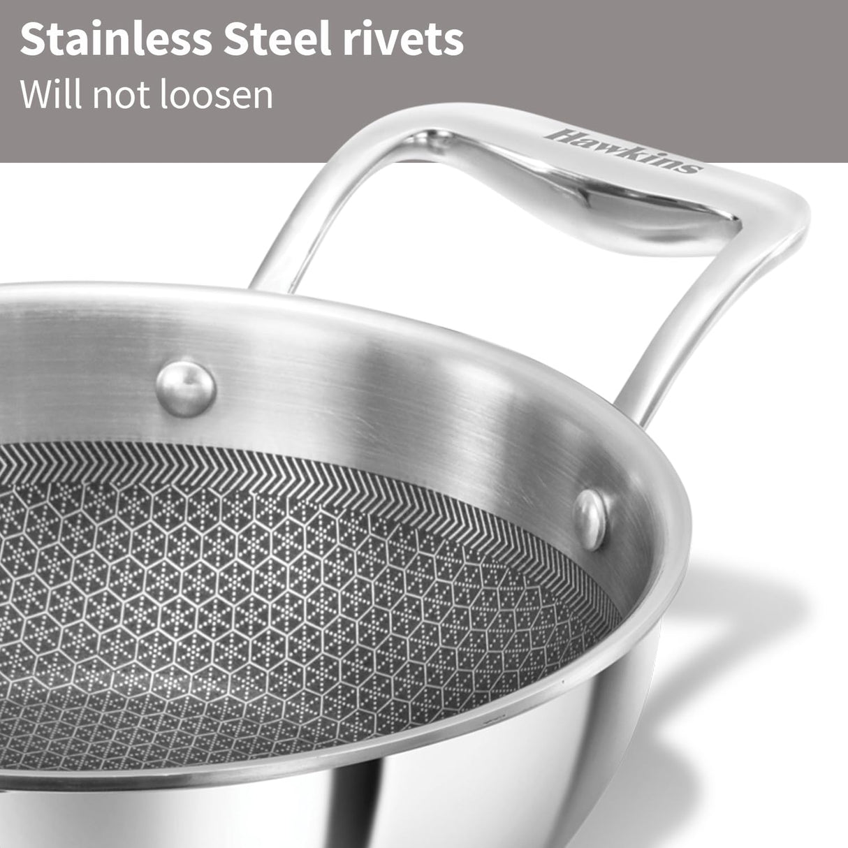 Hawkins Tri-Ply Deep Fry Pan SS Cookware 1.5 L