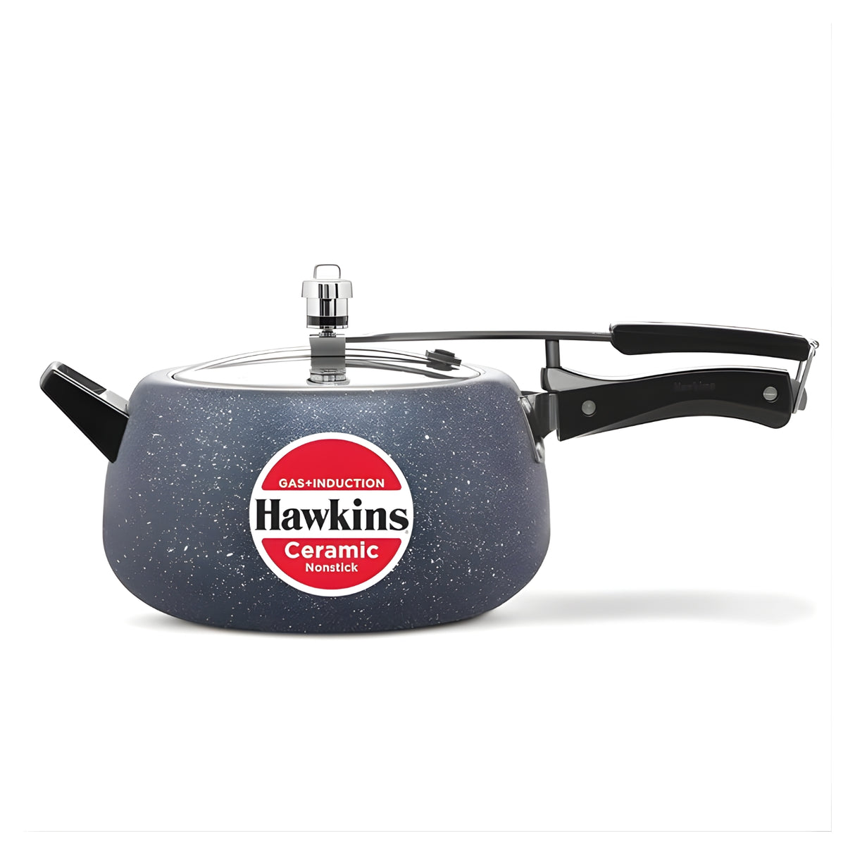 Hawkins Ceramic Nonstick Pressure Cooker (ICC50) 5 L - Grey_1