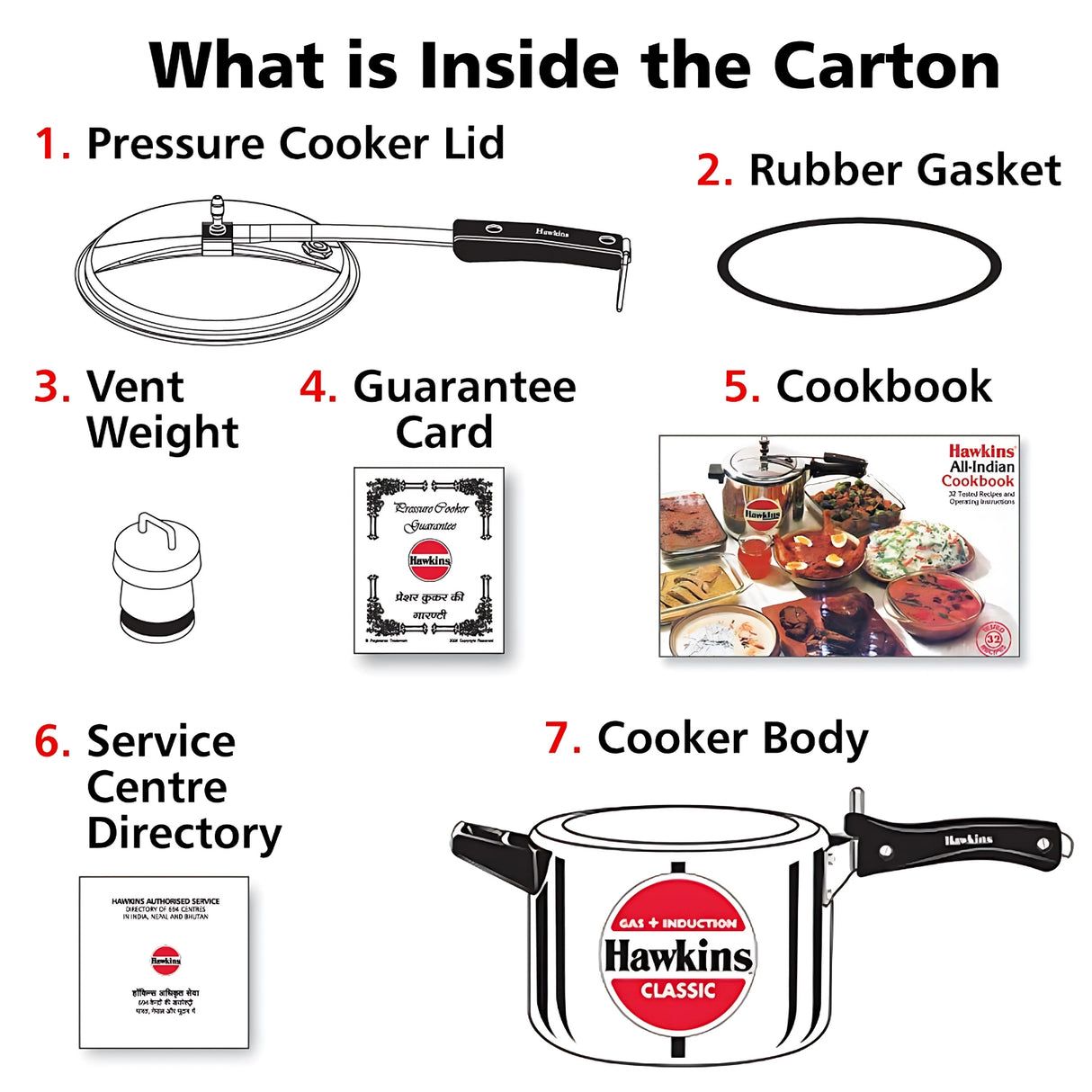 Hawkins Classic Aluminium Pressure Cooker (ICL40) 4 L_7