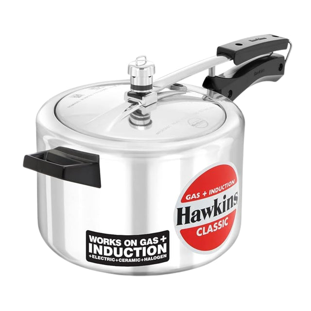 Hawkins Classic Aluminium Pressure Cooker (ICL50) 5 L_1