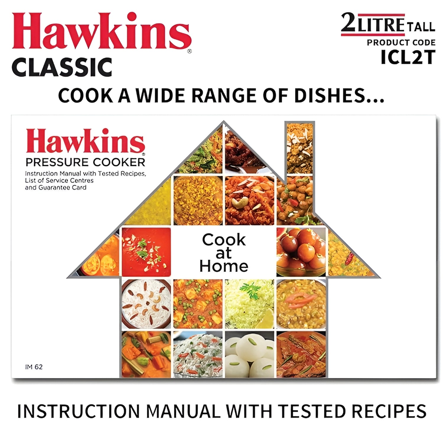 Hawkins Classic Tall Aluminium Pressure Cooker (ICL2T) 2 L_5