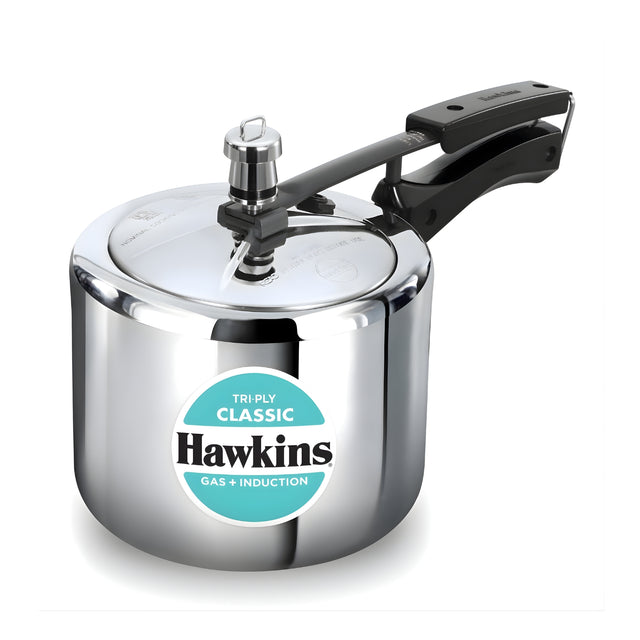 Hawkins Classic Tri-Ply Stainless Steel Tall Pressure Cooker (SSTCL3T) 3 L_1