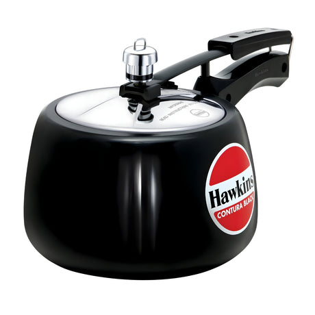 Hawkins Contura Hard Anodised Pressure Cooker (CB30) 3 L - Black_1