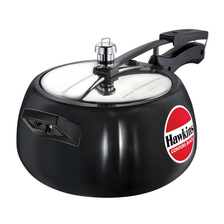 Hawkins Contura Hard Anodised Pressure Cooker (CB50) 5 L - Black_1