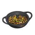 Hawkins Futura Cast Iron Frying Pan with Glass Lid (CIF24G) 24 cm \ 1.8 L - Black_1