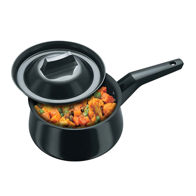 Hawkins Futura Hard Anodised Handi Sauce Pan with Lid (AH20) 2 L - Black_1