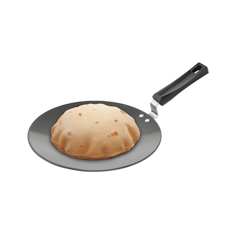 Hawkins Futura Hard Anodised Induction Roti Tawa (IART28) 28 cm - Black_Front View