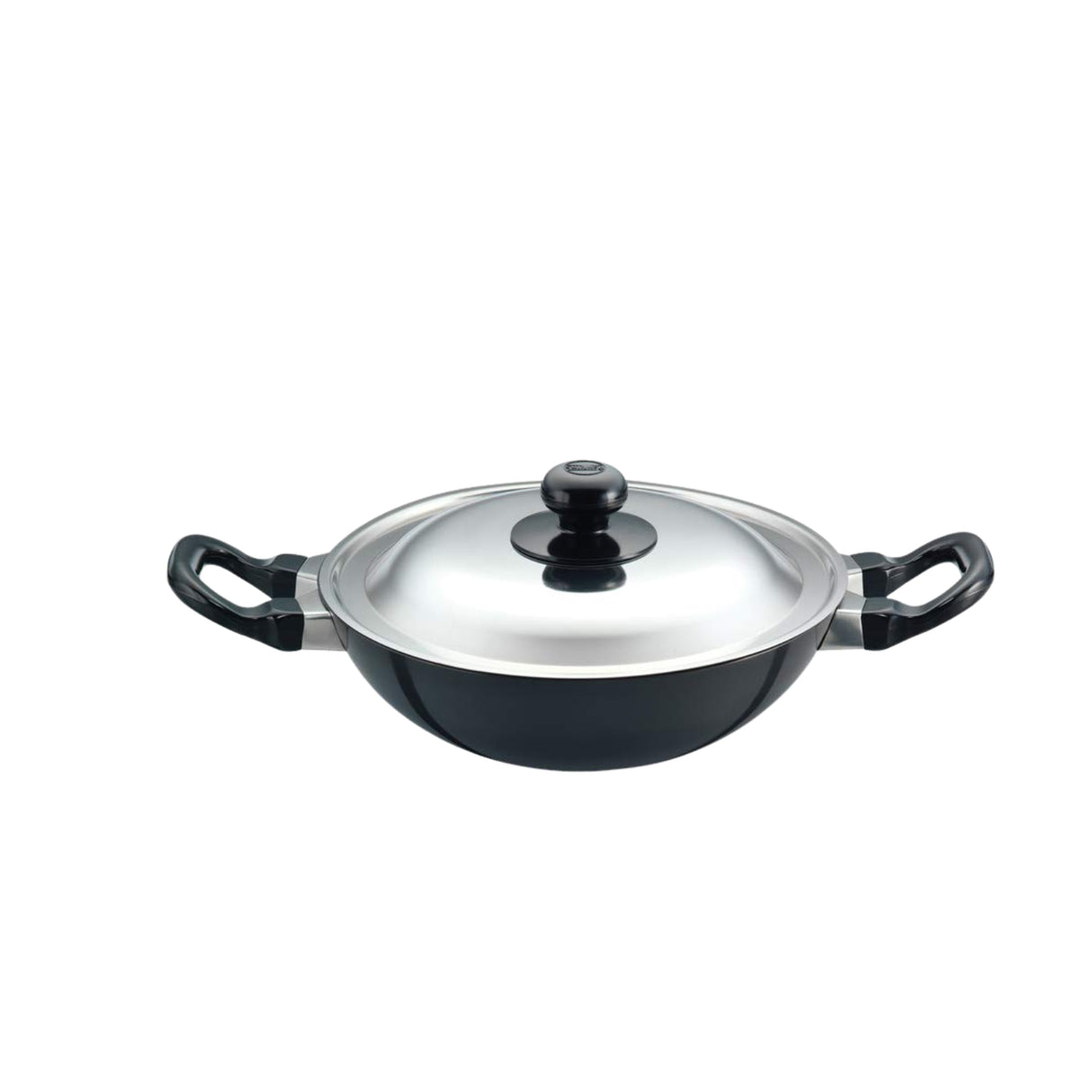 Hawkins Futura Hard Anodised Kadai with SS Lid (NK15S) 1.5 L - Black_3