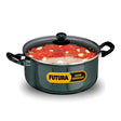 Hawkins Futura Hard Anodised Stewpot Cookware with Glass Lid (AST50G) 24 cm \ 5 L - Black_1