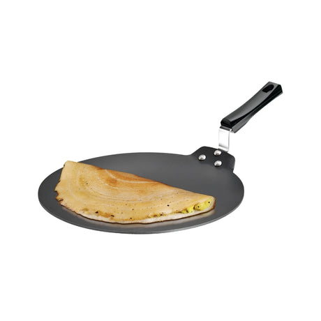 Hawkins Futura Non Stick Dosa Tawa (NDT28) 28 cm - Black_Front View