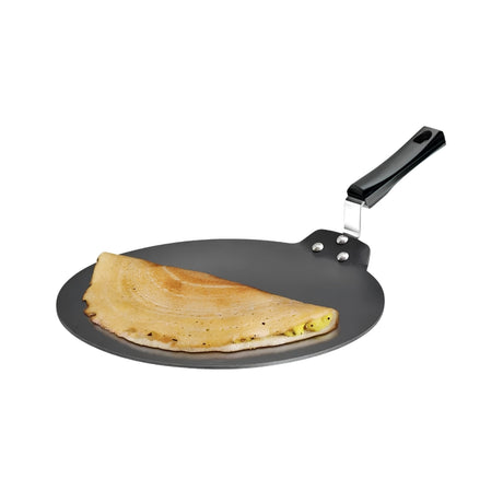 Hawkins Futura Non Stick Dosa Tawa (NDT33) 33 cm - Black_Front View