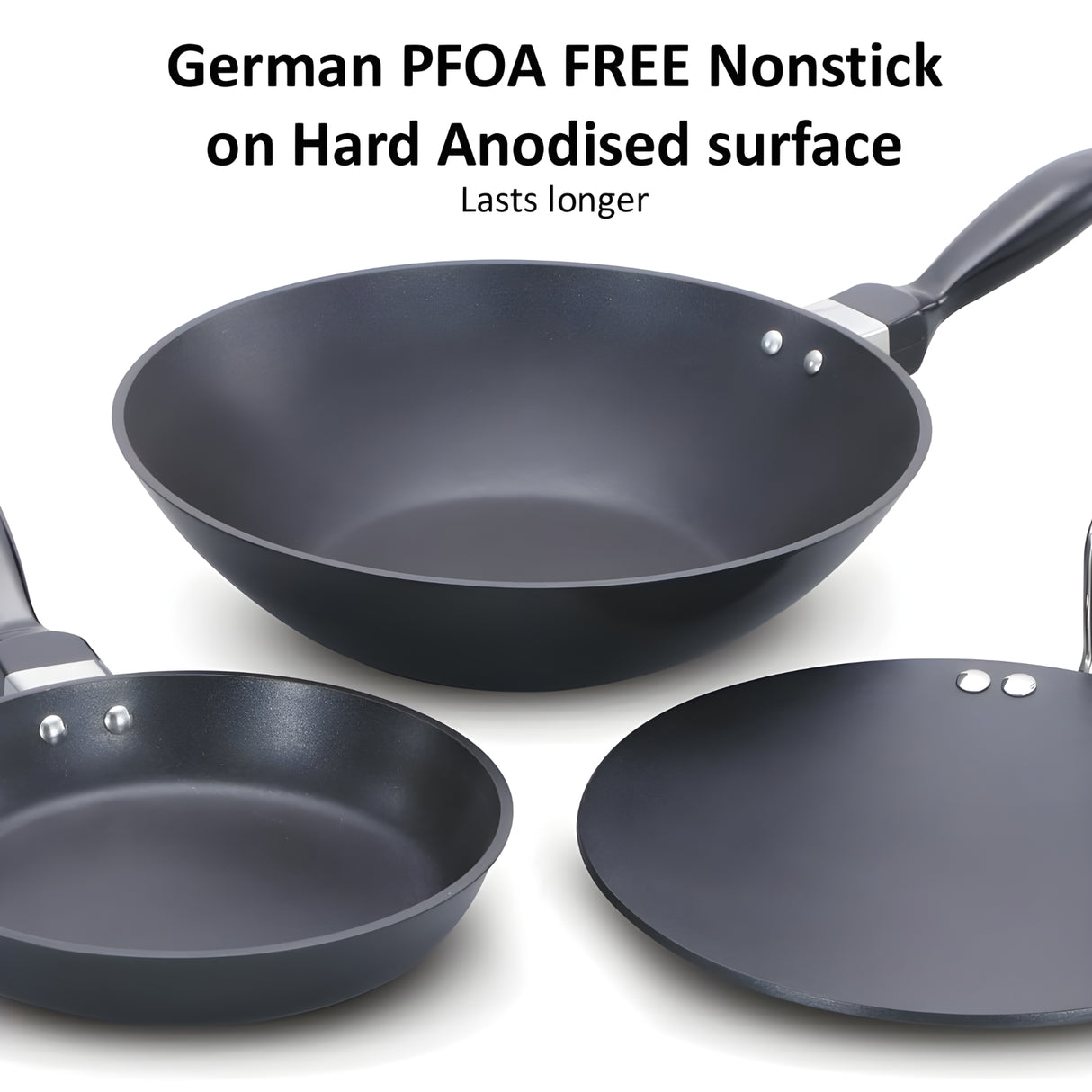 Hawkins Futura Non Stick Kitchen (24NSGP) Gift Set 3 Piece - Black_6