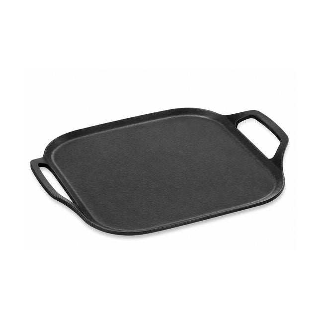 Hawkins Futura Reinforced Cast Iron Square Tawa (CIST26) 26 cm - Black_Front View