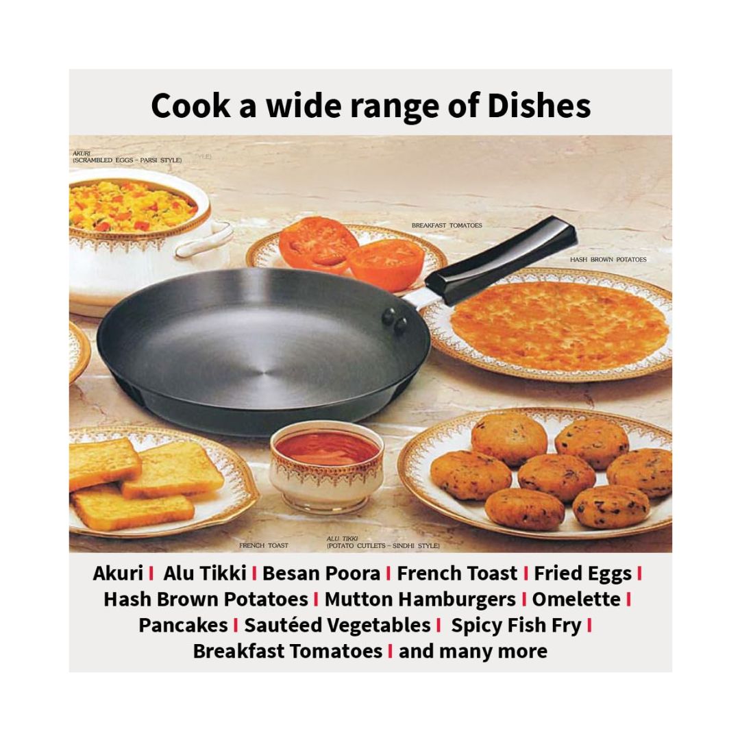 Hawkins Hard Anodised Frying Pan with Stainless Steel Lid (IAF24S) 24 cm_Features 3