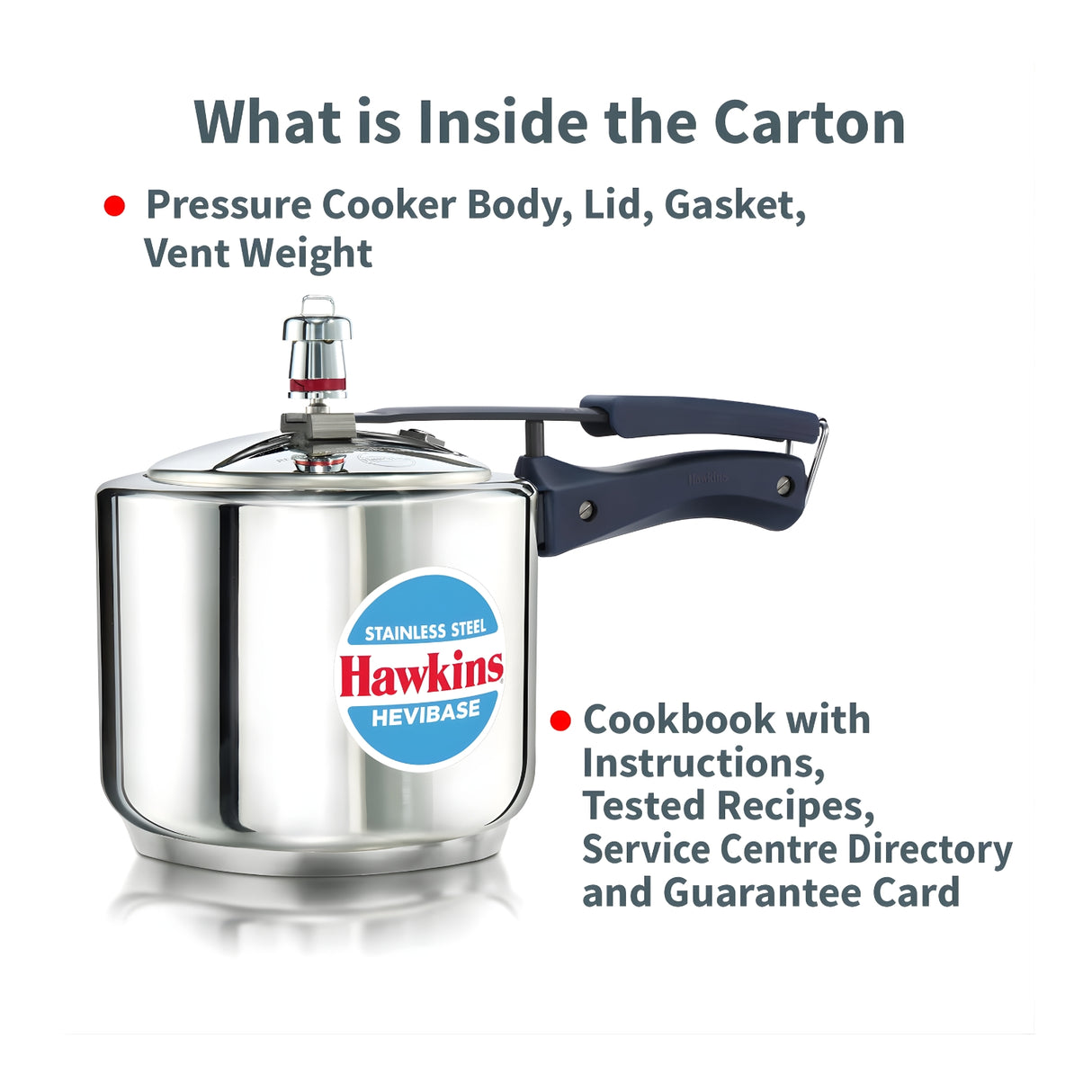 Hawkins Hevibase Stainless Steel Pressure Cooker (HSI3T) 3 L_11