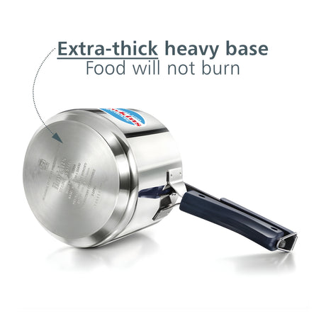 Hawkins Hevibase Stainless Steel Pressure Cooker (HSI3T) 3 L_2