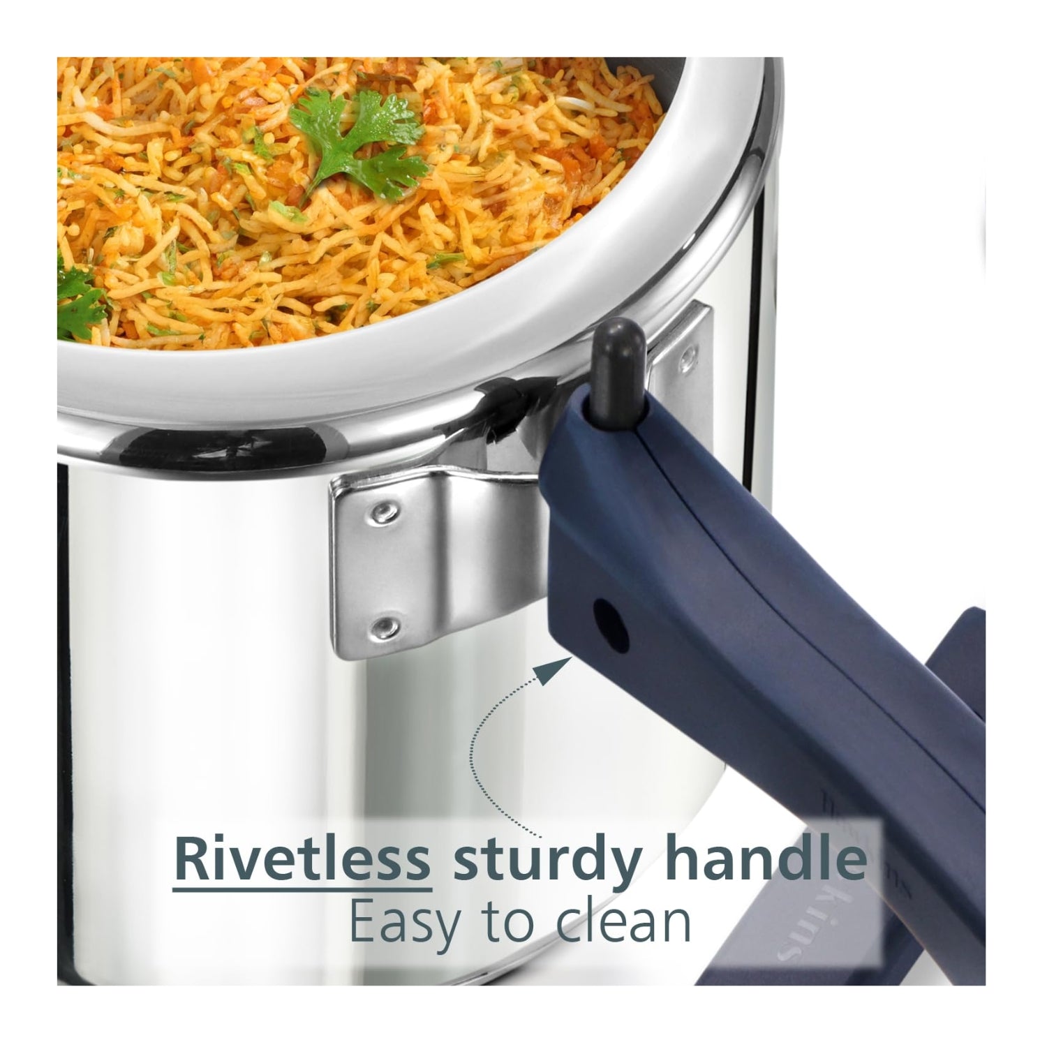 Hawkins Hevibase Stainless Steel Pressure Cooker (HSI3T) 3 L_6