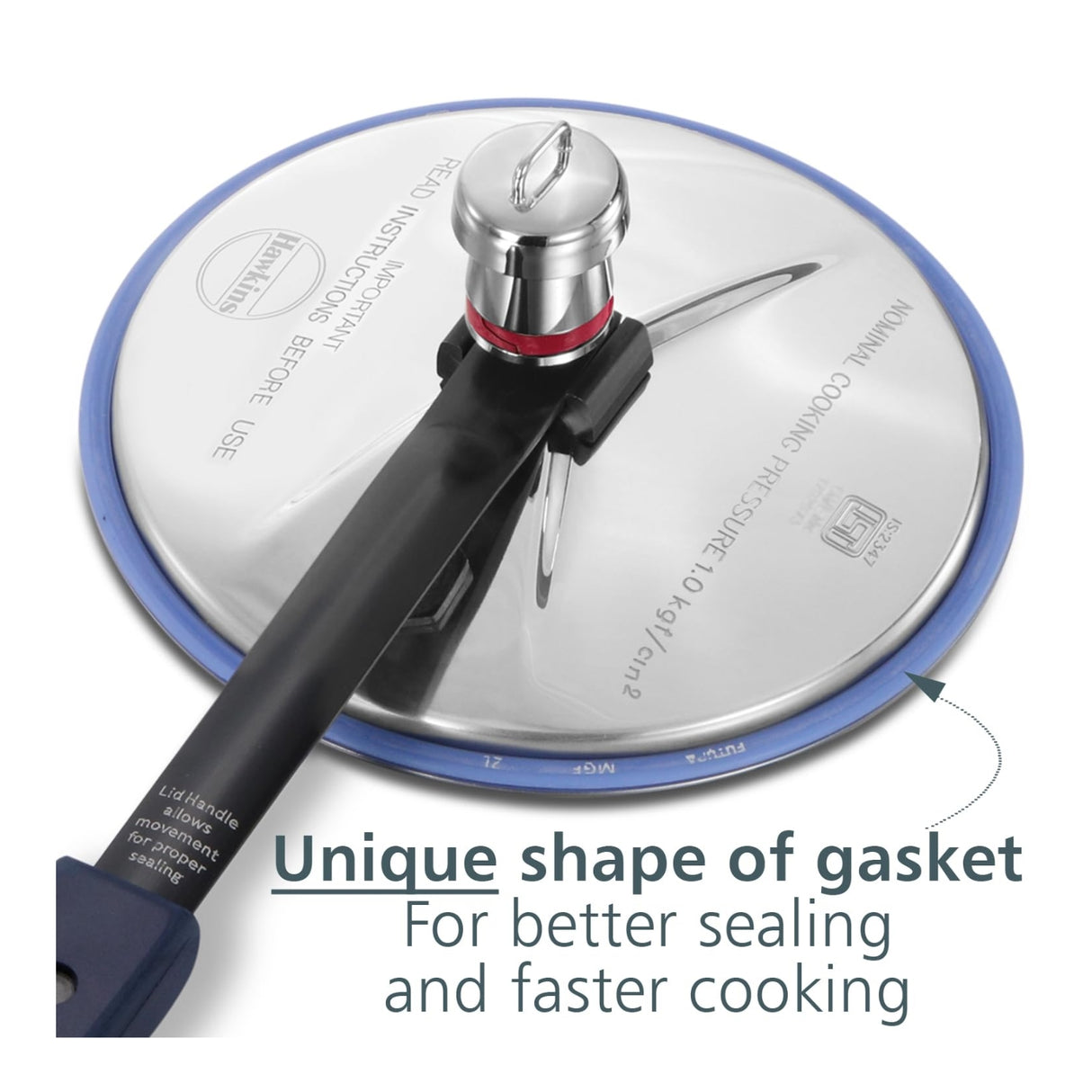 Hawkins Hevibase Stainless Steel Pressure Cooker (HSI3T) 3 L_8