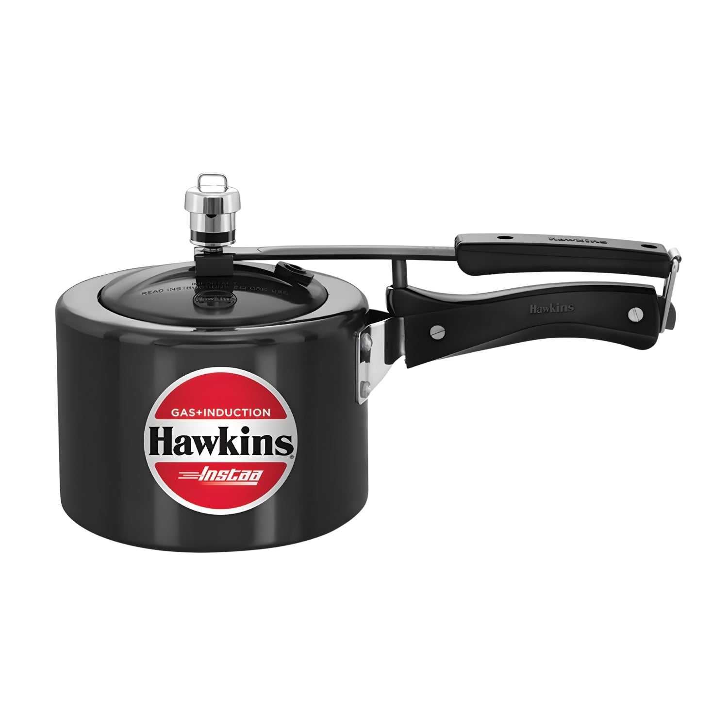 Hawkins Instaa Hard Anodised Tall Pressure Cooker (IIH2T) 2 L - Black_1