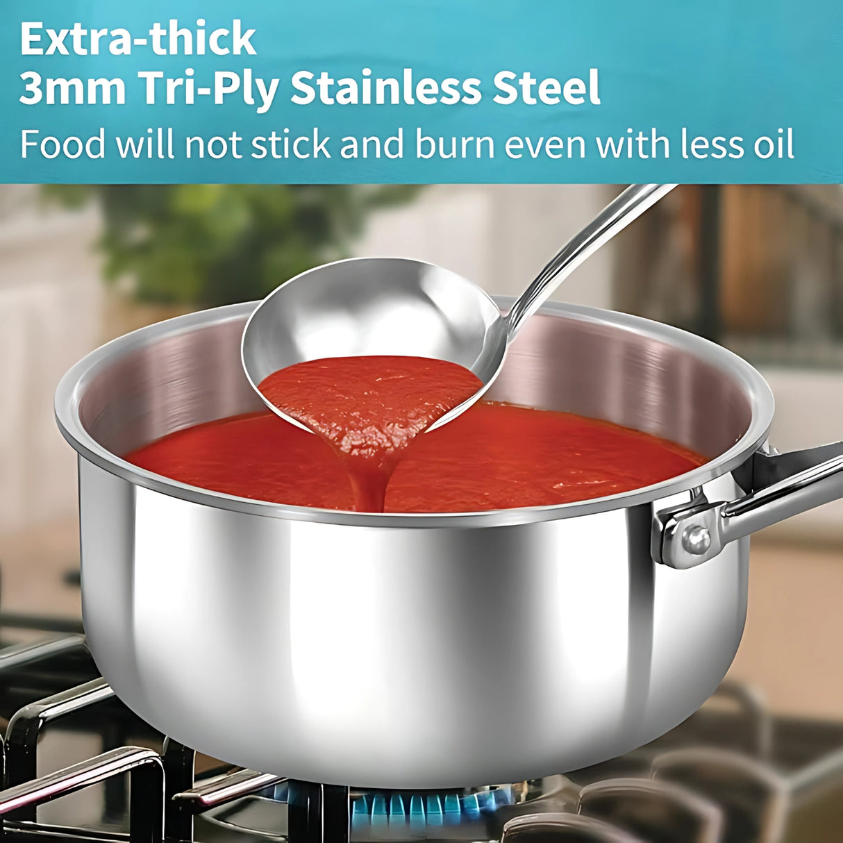 Hawkins Pro Tri-Ply Sauce Pan with SS Lid (PSSP15S) 1.5 L_3