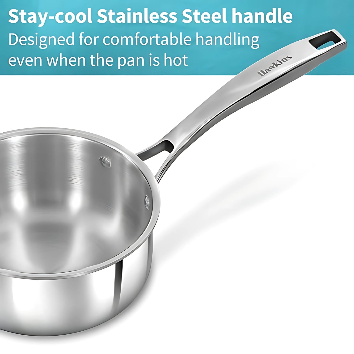 Hawkins Pro Tri-Ply Sauce Pan with SS Lid (PSSP15S) 1.5 L_4