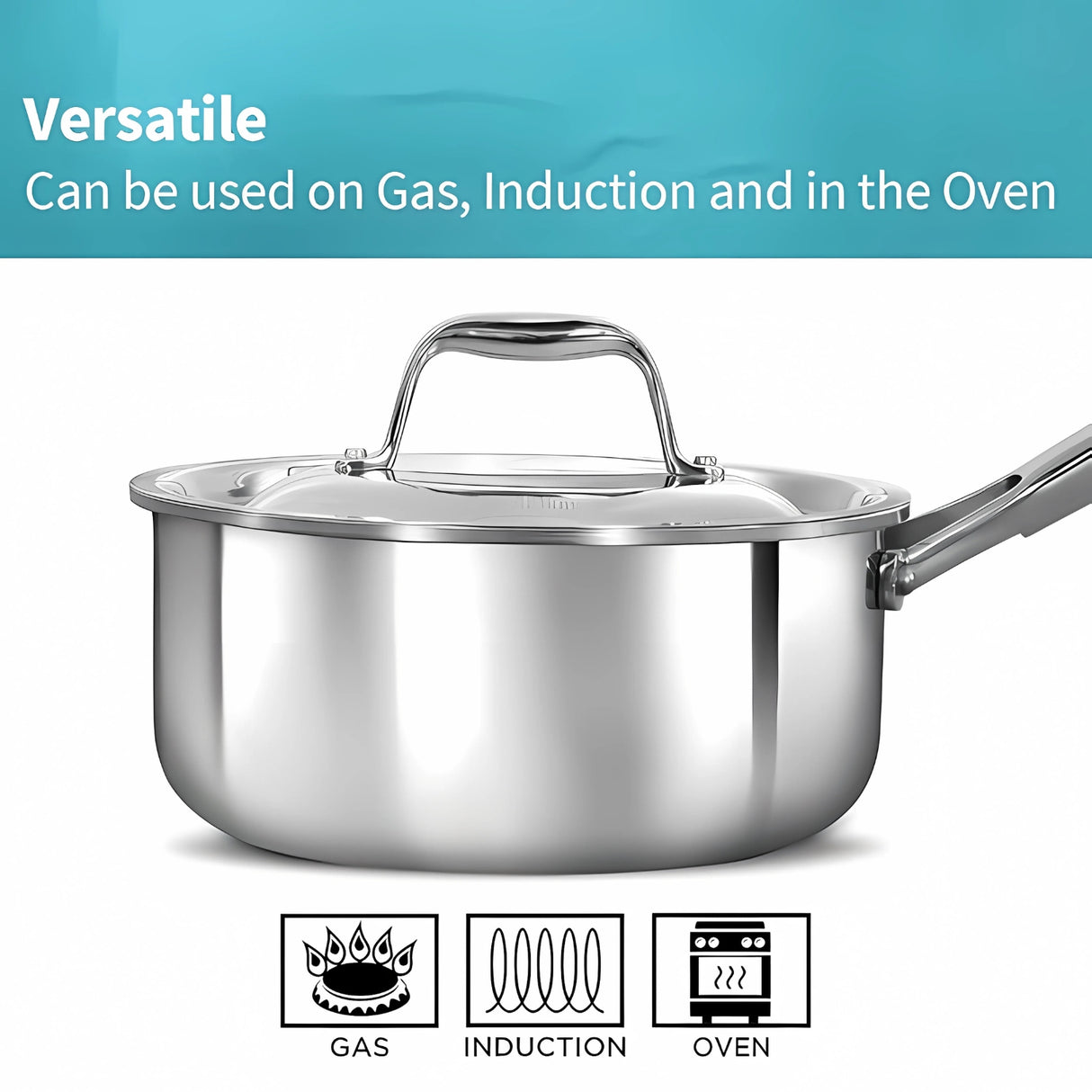 Hawkins Pro Tri-Ply Sauce Pan with SS Lid (PSSP15S) 1.5 L_5