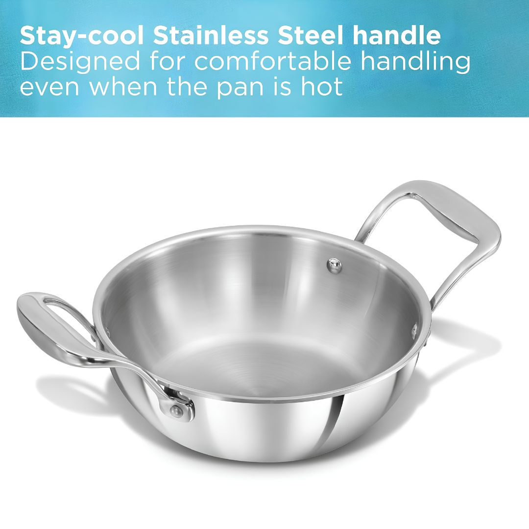 Hawkins Pro Tri-Ply Stainless Steel Deep Fry Pan with Lid (PSK15S) 20 cm_Features_4