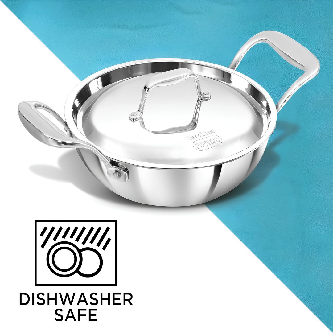 Hawkins Pro Tri-Ply Stainless Steel Deep Fry Pan with Lid (PSK15S) 20 cm_Features_7