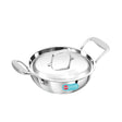 Hawkins Pro Tri-Ply Stainless Steel Deep Fry Pan with Lid (PSK15S) 20 cm_Front View
