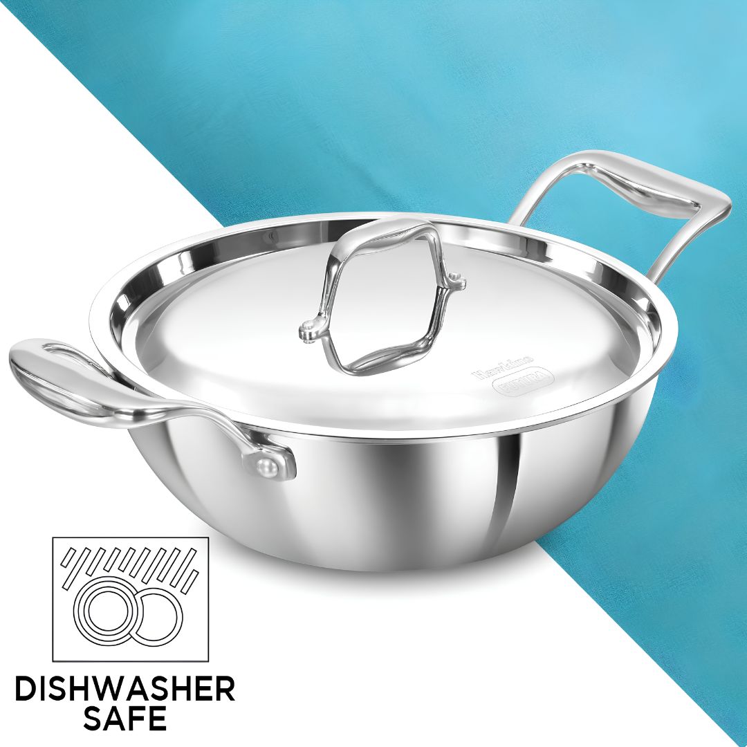 Hawkins Pro Tri-Ply Stainless Steel Deep Fry Pan with Lid (PSK15S) 22 cm_Features_7
