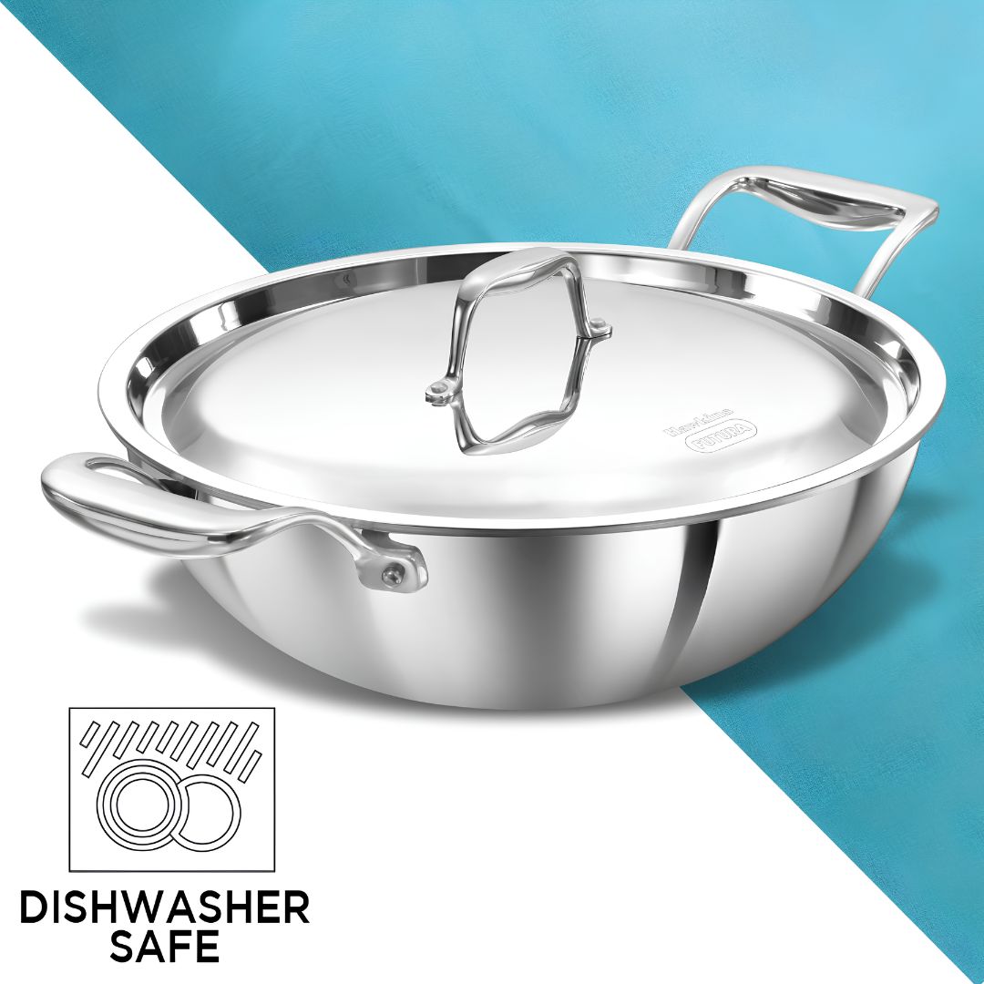 Hawkins Pro Tri-Ply Stainless Steel Deep Fry Pan with Lid (PSK35S) 26 cm_Features_6