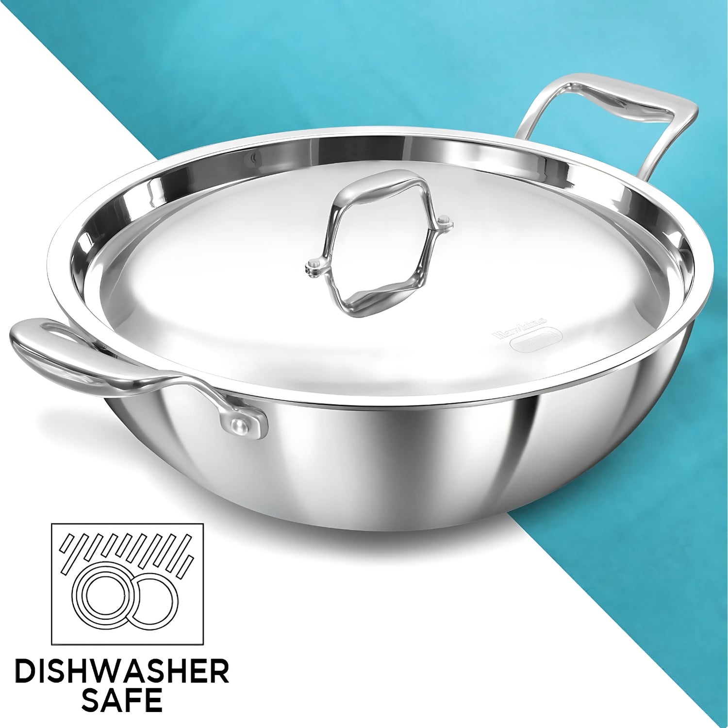 Hawkins Pro Tri-Ply Stainless Steel Deep Fry Pan with Lid (PSK60S) 6 L_5