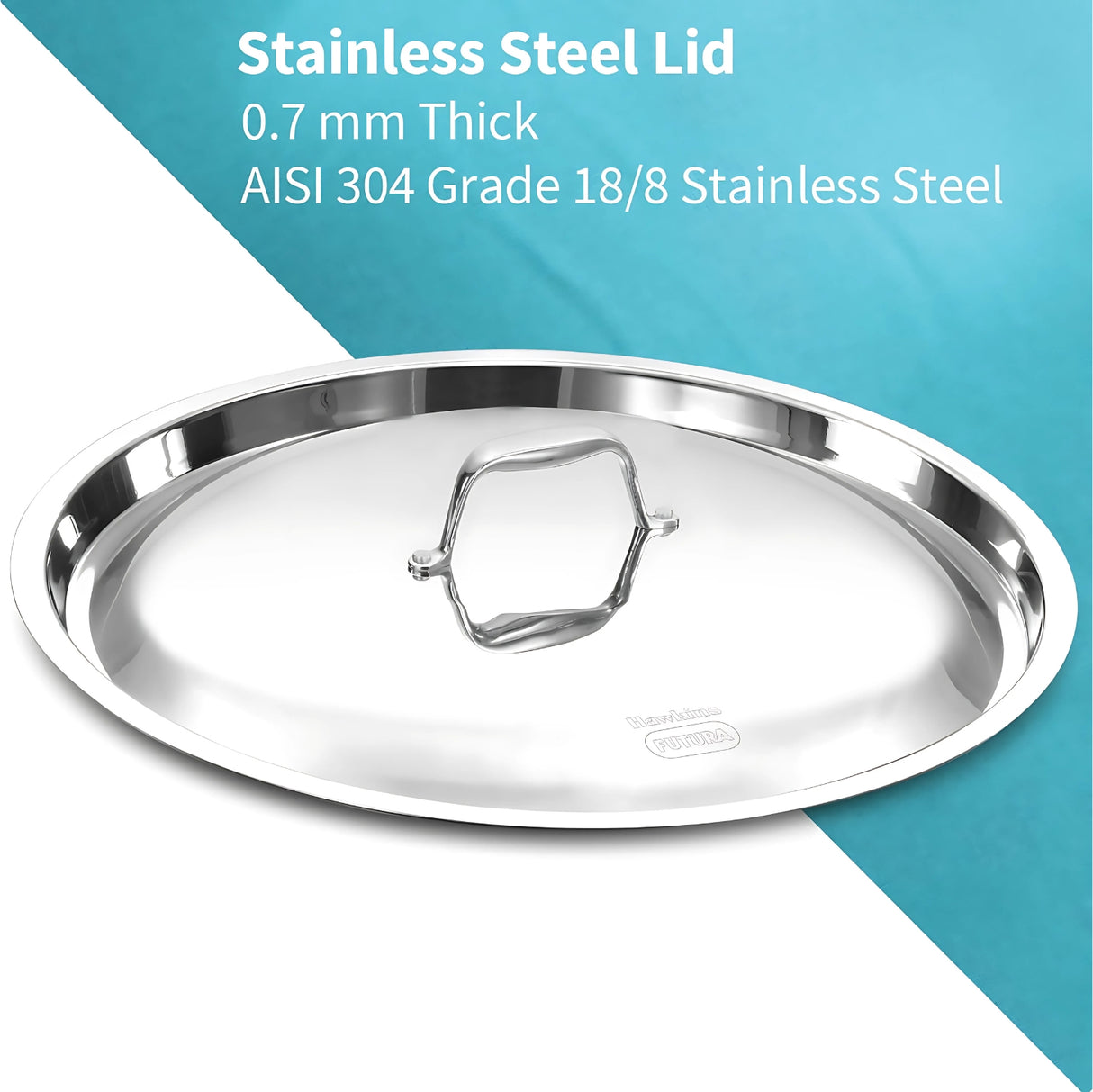 Hawkins Pro Tri-Ply Stainless Steel Deep Fry Pan with Lid (PSK60S) 6 L_6