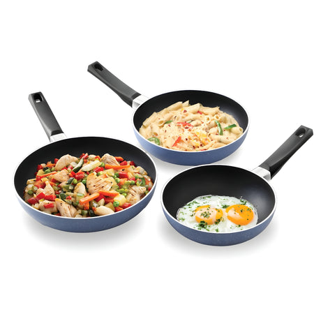 Hawkins Quik Induction Compatible Kitchen Gift Pack – (IQFS) Set of 3 Frying Pans Grey_1