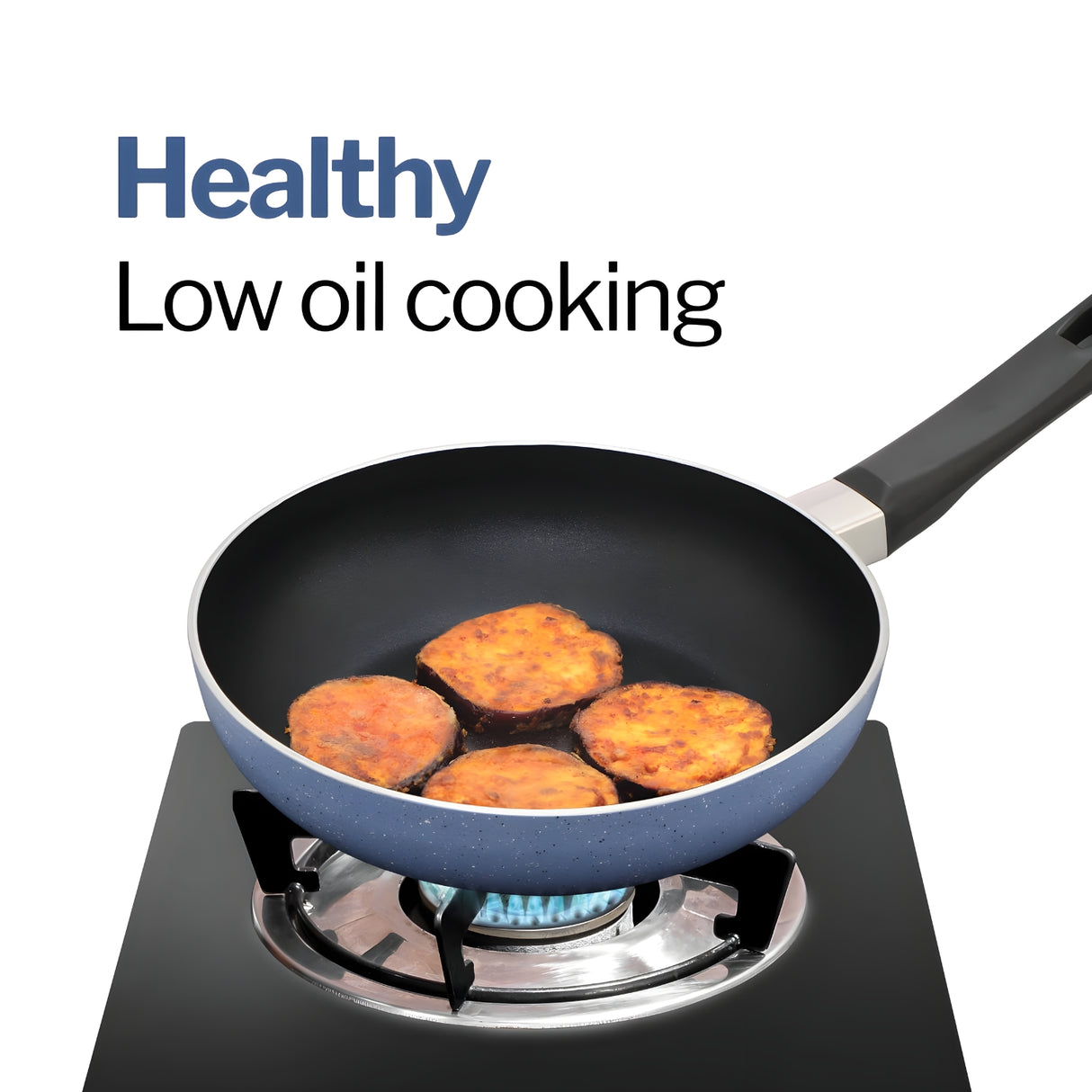 Hawkins Quik Induction Compatible Kitchen Gift Pack – (IQFS) Set of 3 Frying Pans Grey_7