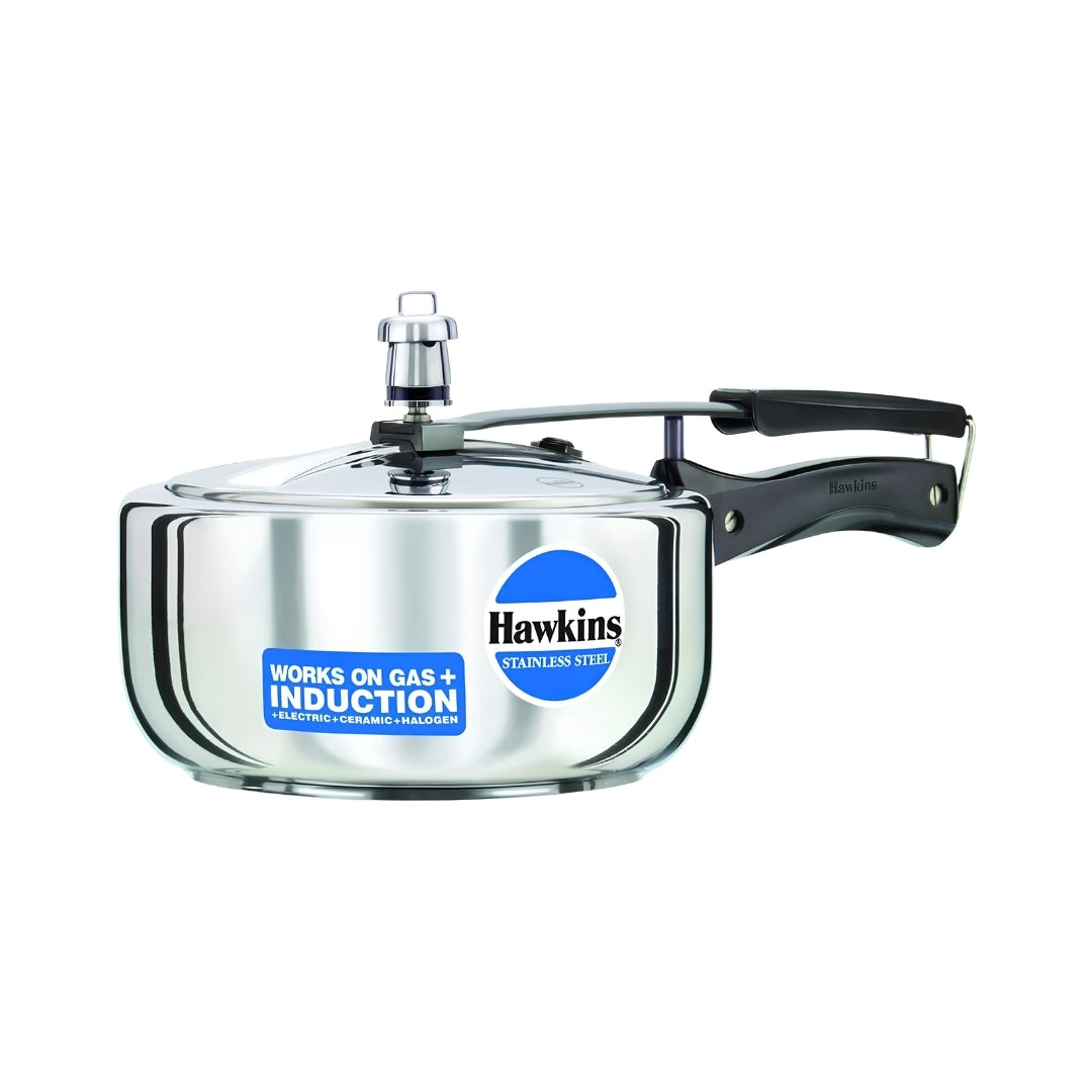 Hawkins Stainless Steel Pressure Cooker (HSS3W) 3 L_Front View