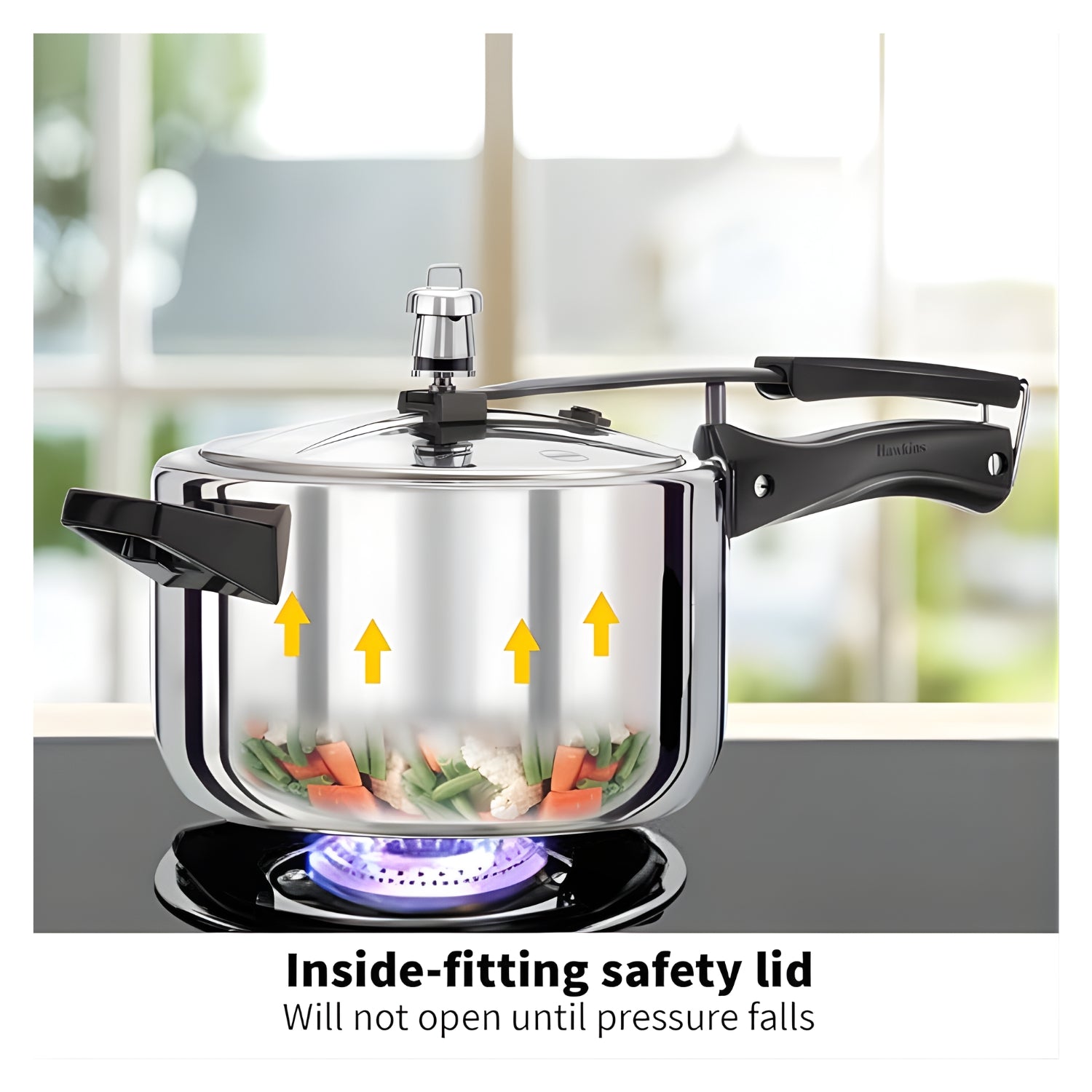 Hawkins Stainless Steel Pressure Cooker (HSS40) 4 L_5