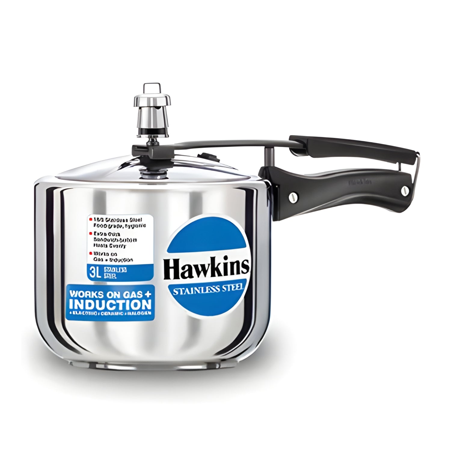 Hawkins Stainless Steel Tall Pressure Cooker (HSS3T) 3 L_1