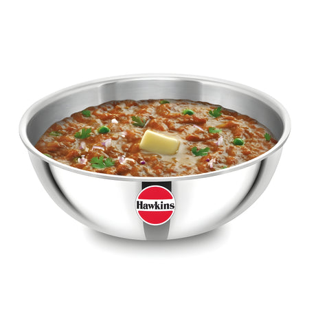 Hawkins Tri-Ply SS Metro Kadai (SSTA30) 26 cm \ 3 L_1