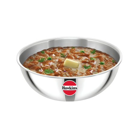 Hawkins Tri-Ply SS Metro Kadai (SSTA30) 26 cm _ 3 L_Front View